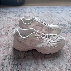 New Balance Girls Pink Athletic Sneakers